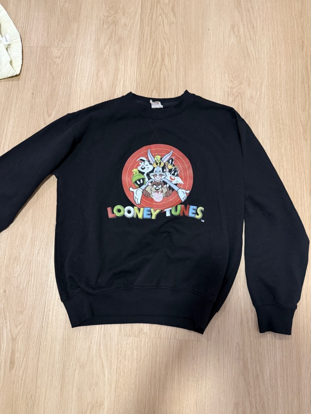 Looney Tunes Black Graphic Sweatshirt